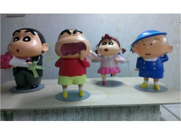 臘筆小新人物造型雕塑2